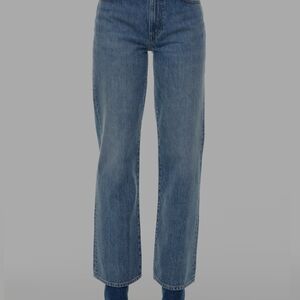 Denim Forum Blue Straight Leg Jeans